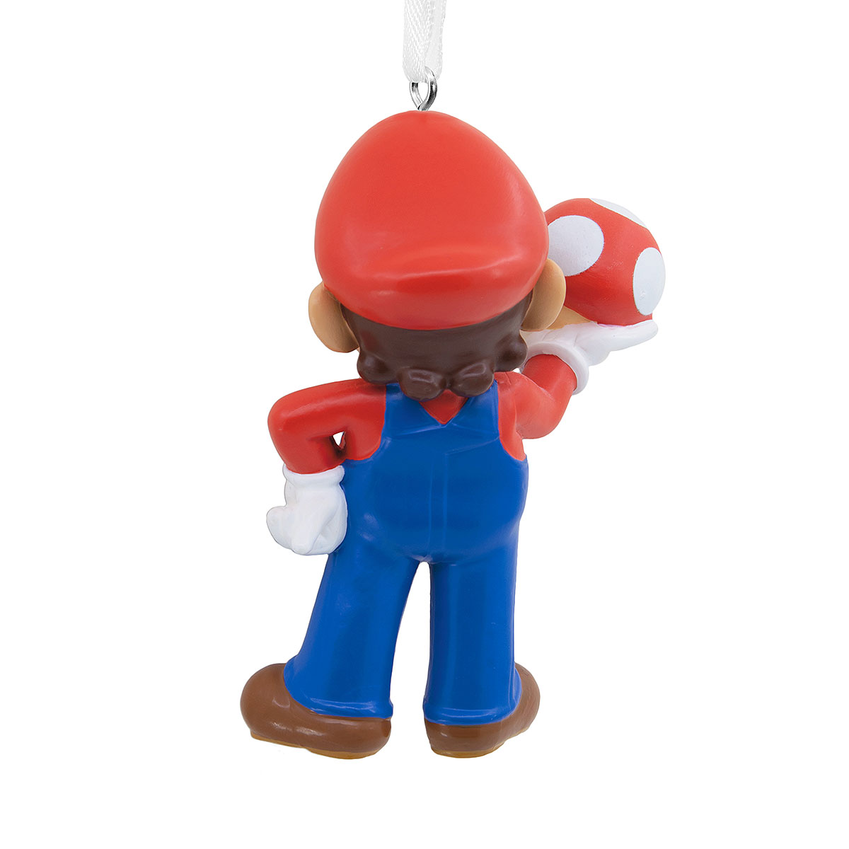 Mario With Mushroom Resin Ornament