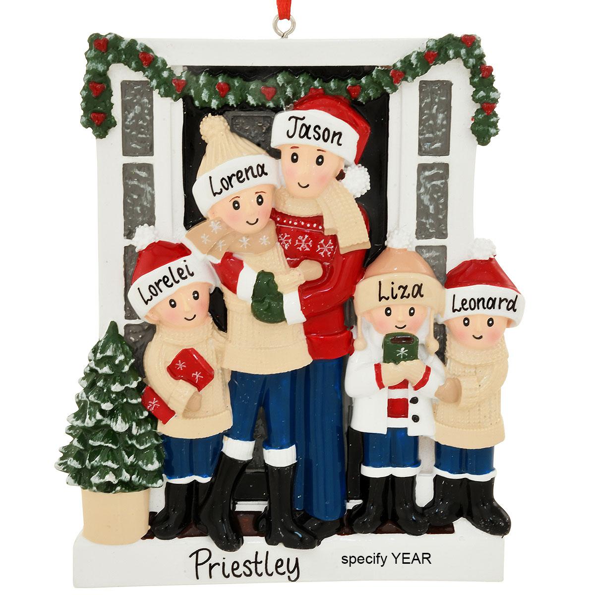 Personalized Farmhouse Family Of 5