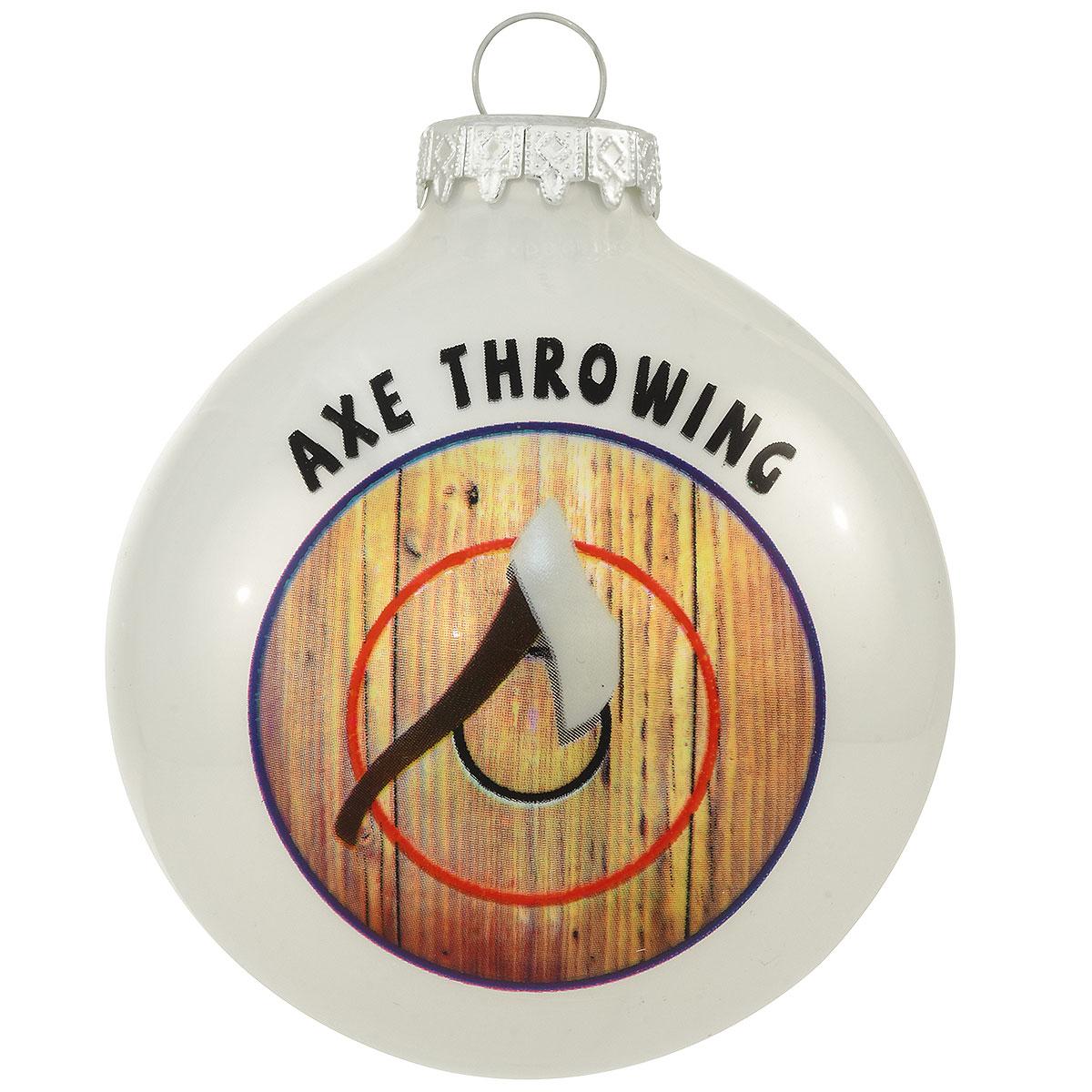 Axe Throwing Ornament