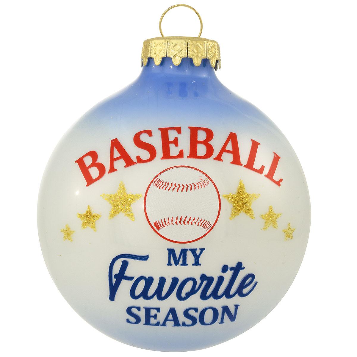 Baseball Favorite Season Ornament