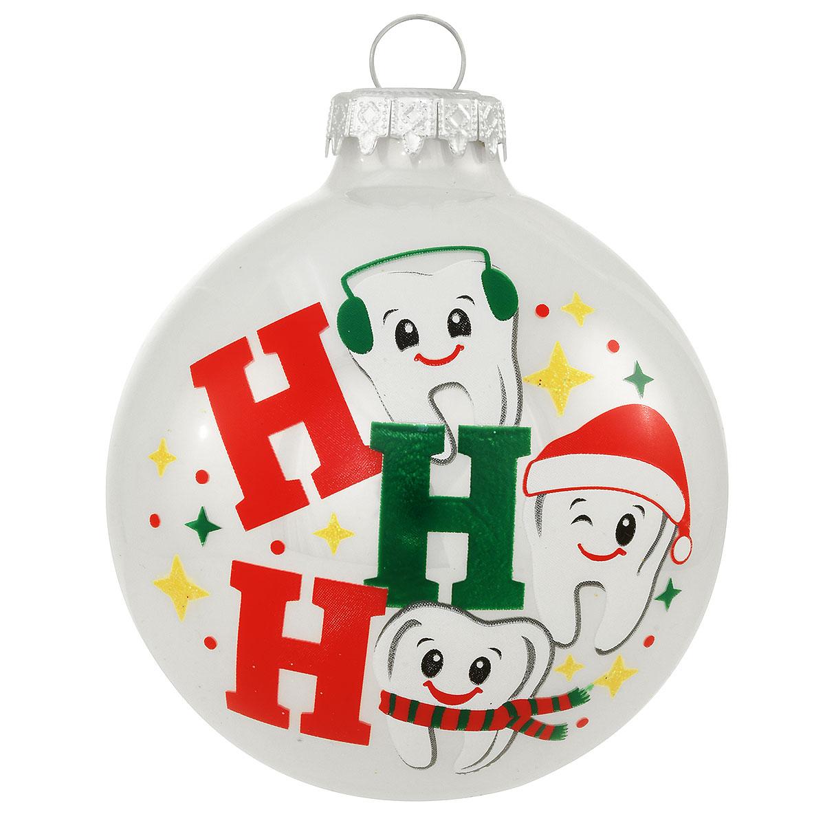 Ho Ho Ho Dental Ornament