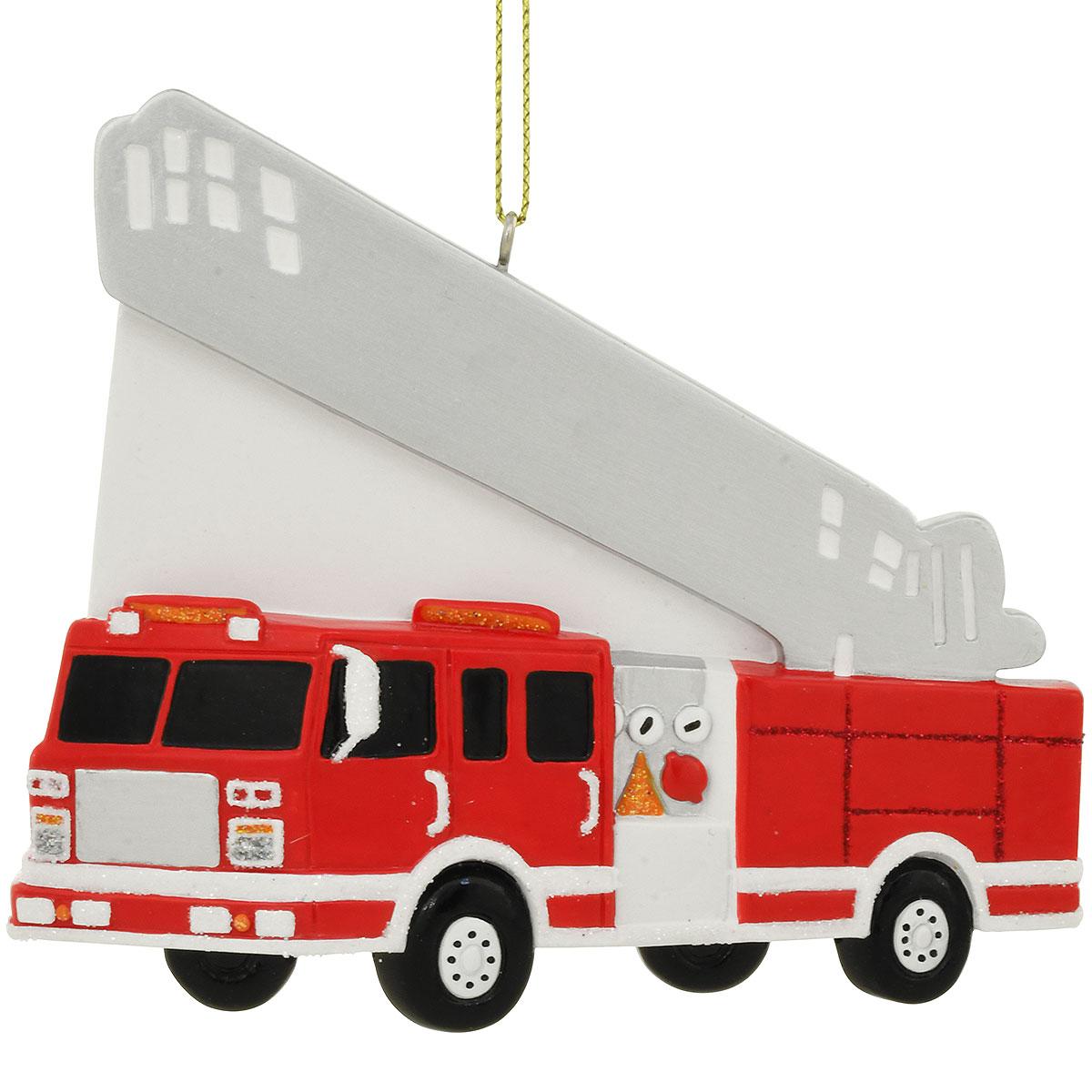 Personalized Fire Truck Ornament