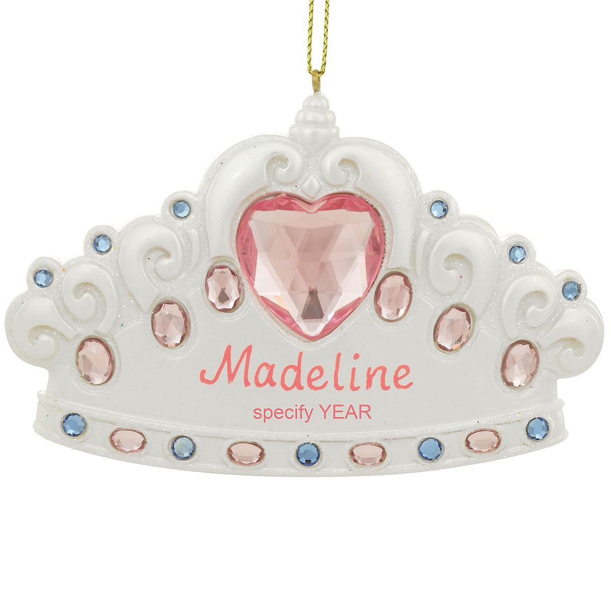 Personalized Crown Ornament