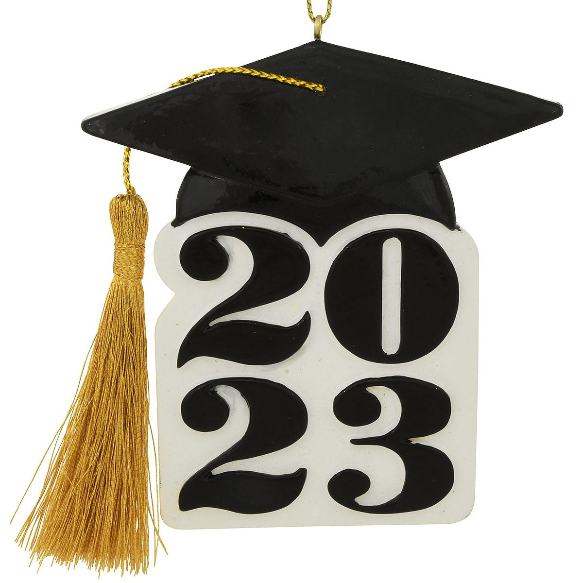Personalized 2023 Graduation Cap Ornament With Date And Tassel