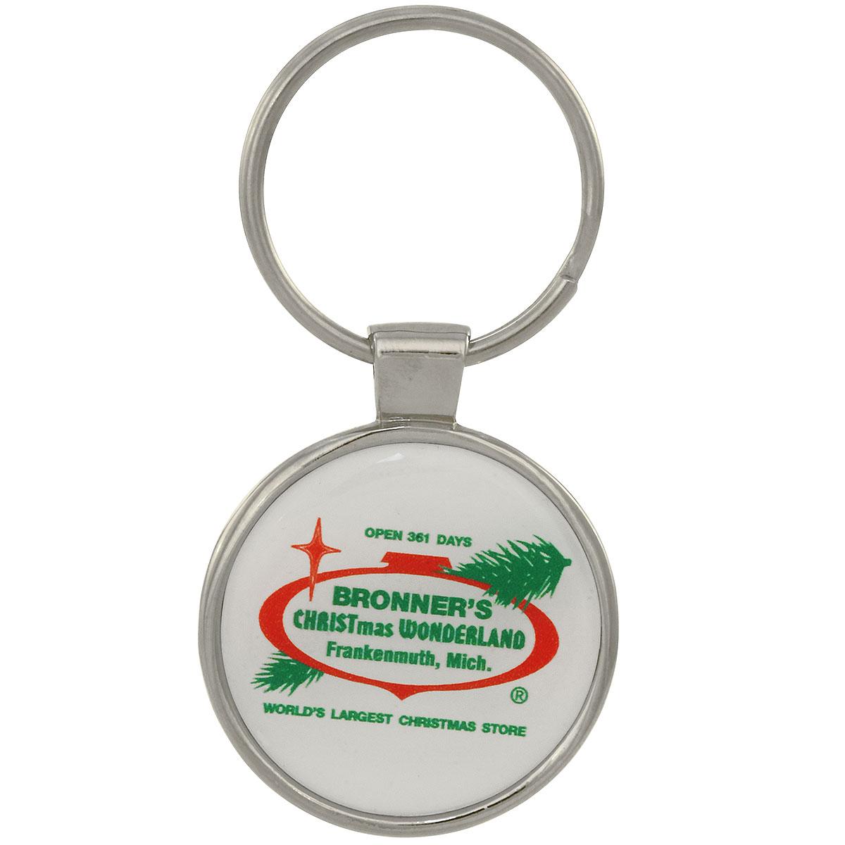 Bronner Logo Metal Round Keychain