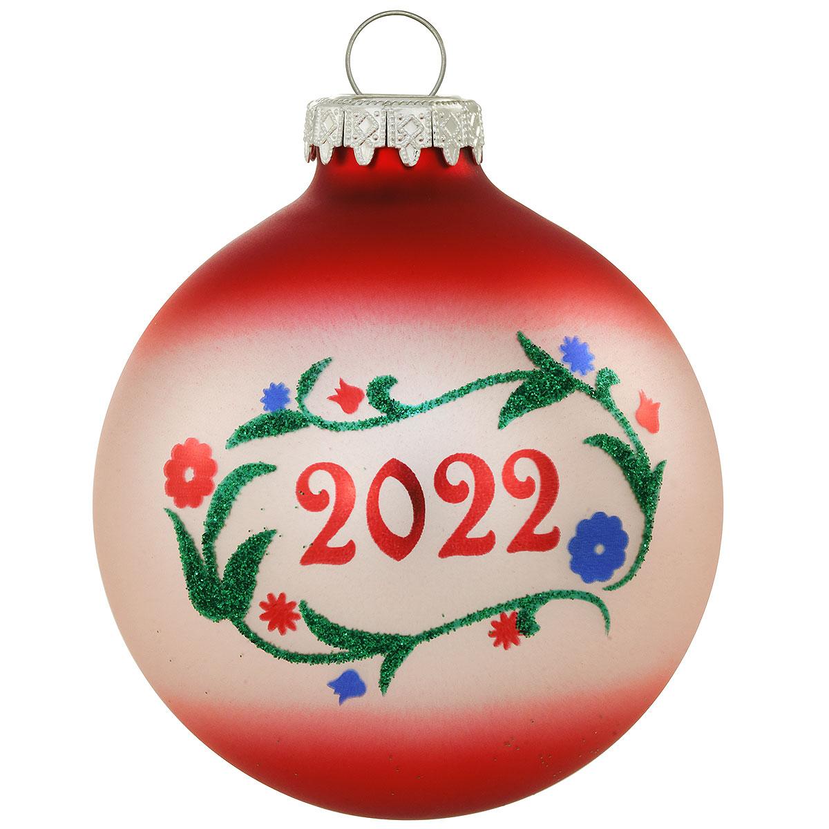 2022 Polish Blessing Glass Ornament