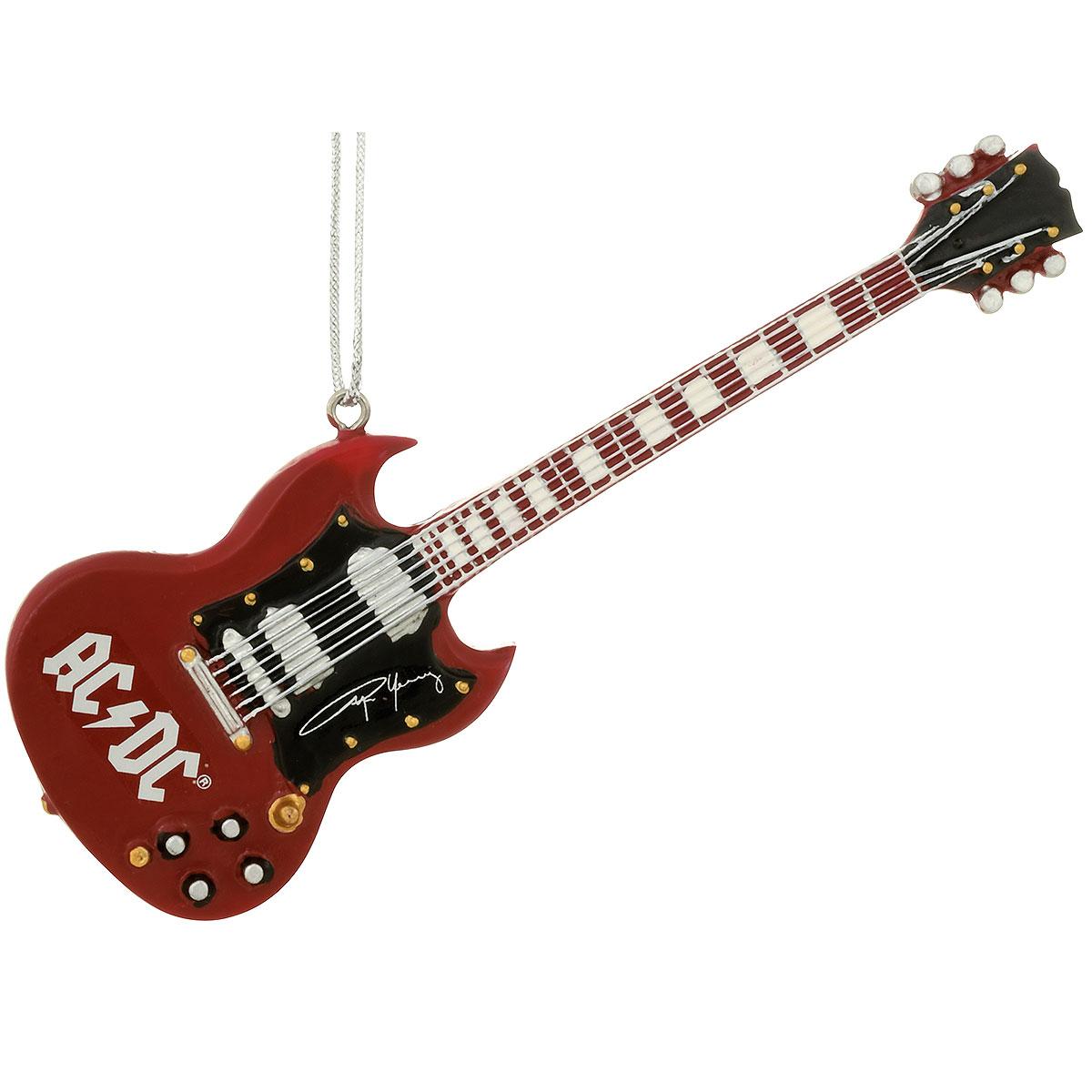 AC/DC Guitar Resin Ornament