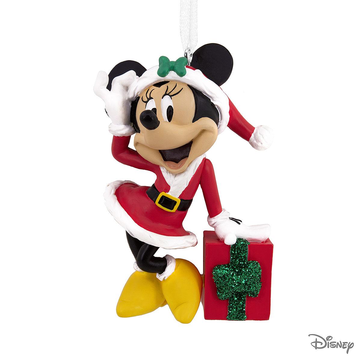 Hallmark Minnie Mouse And Present Christmas Ornament