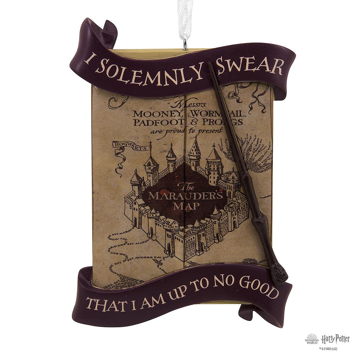 Hallmark Harry Potter Marauder's Map Christmas Ornament