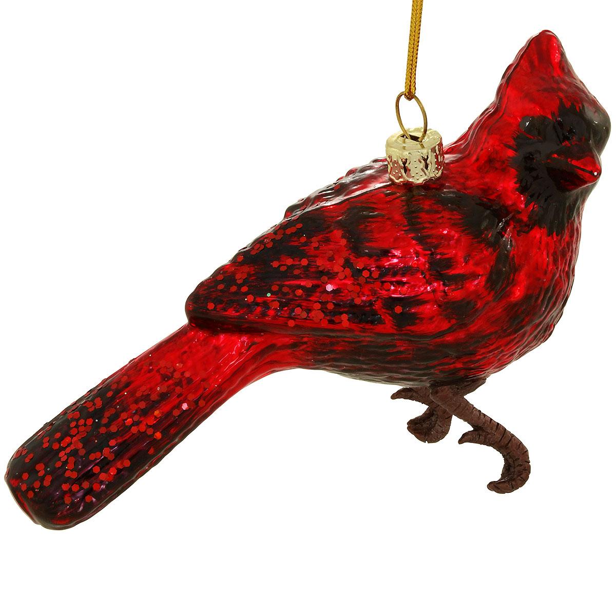 Cardinal Glass Ornament