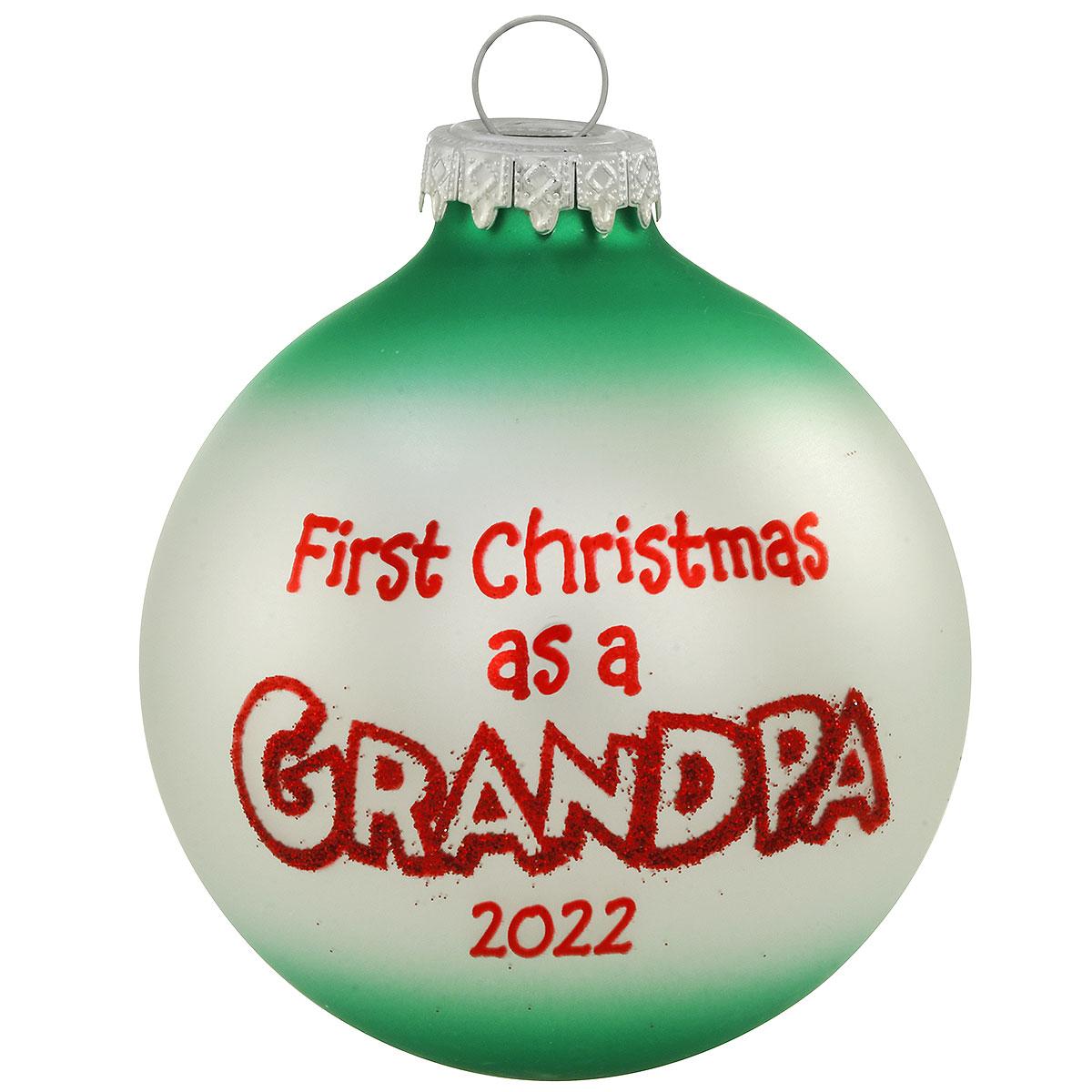 2022 First Christmas As Grandpa