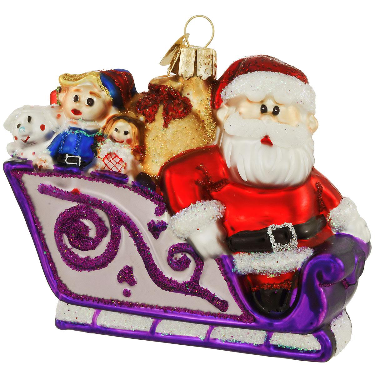 santa-and-friends-rudolph-glass-ornament