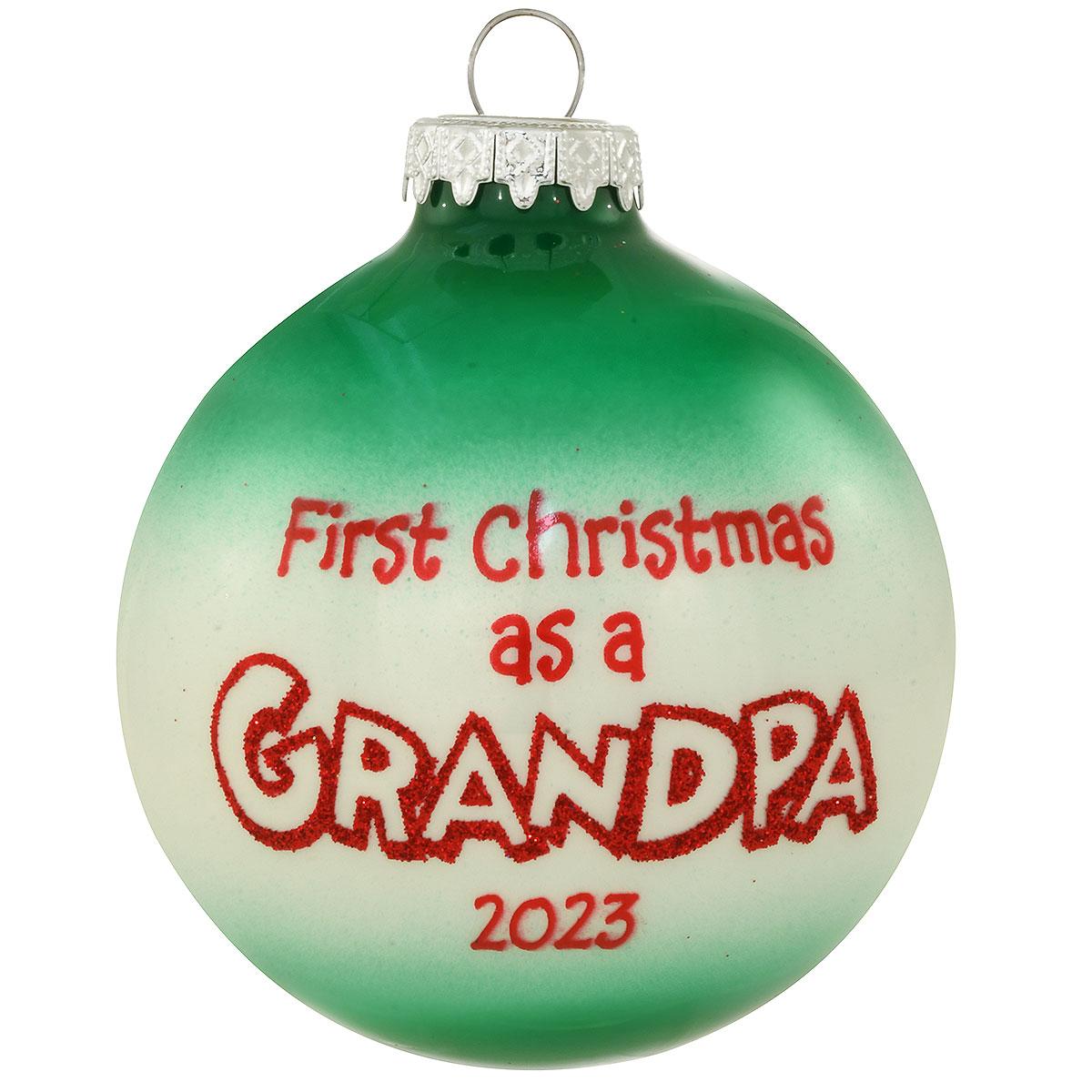 2023 First Christmas As Grandpa