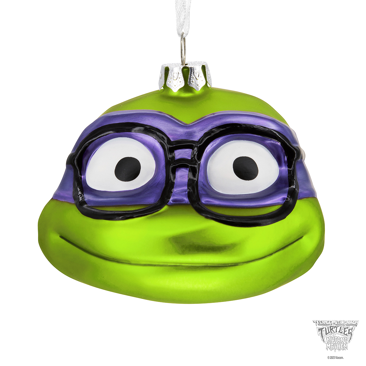 Donatello TMNT Glass Ornament