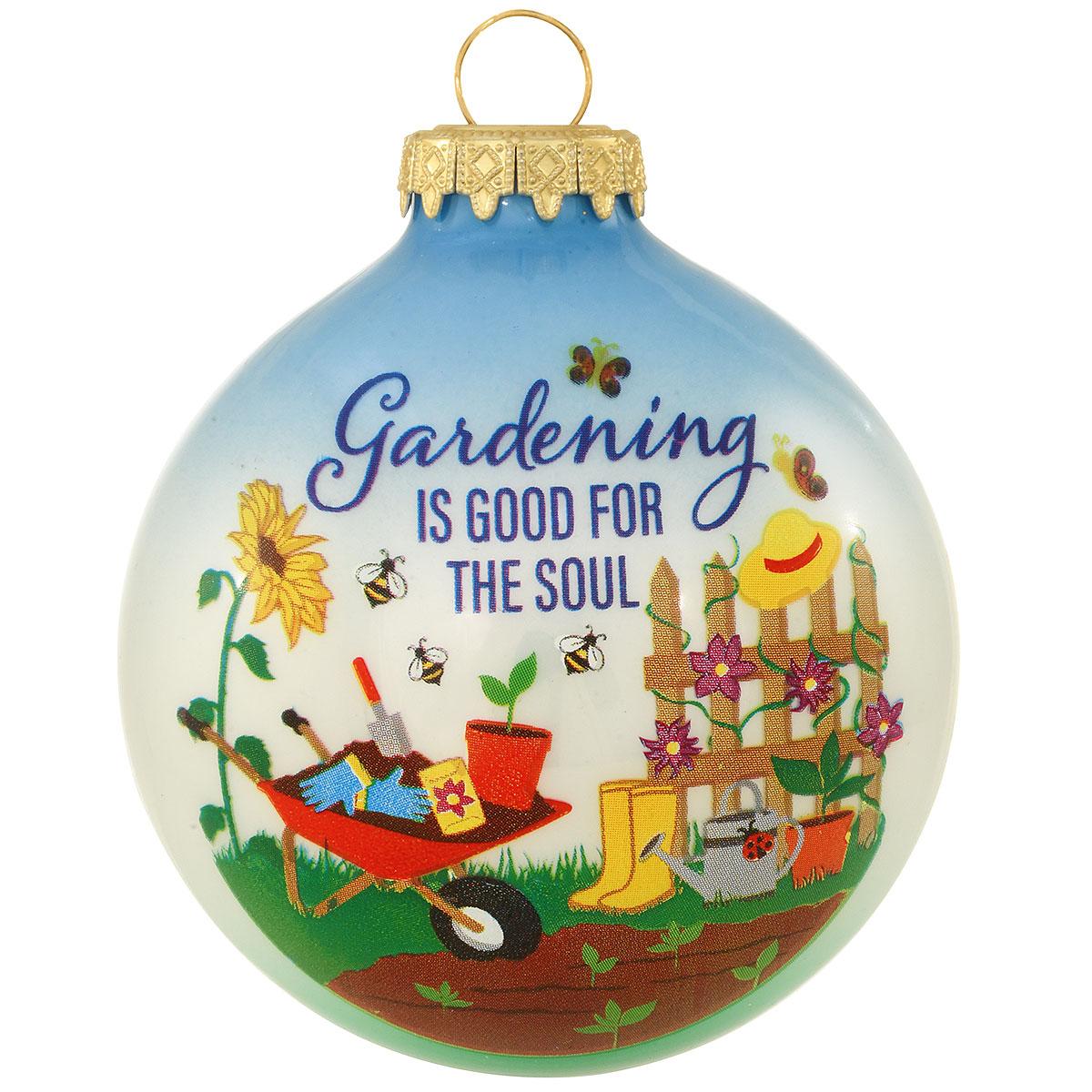 Gardening Good For Soul Ornament