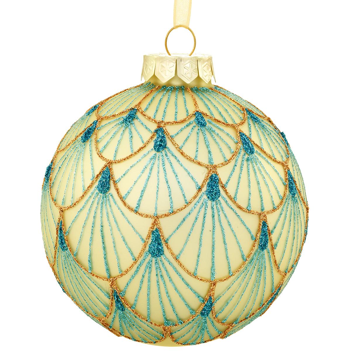 Christmas Ball Glass Ornament