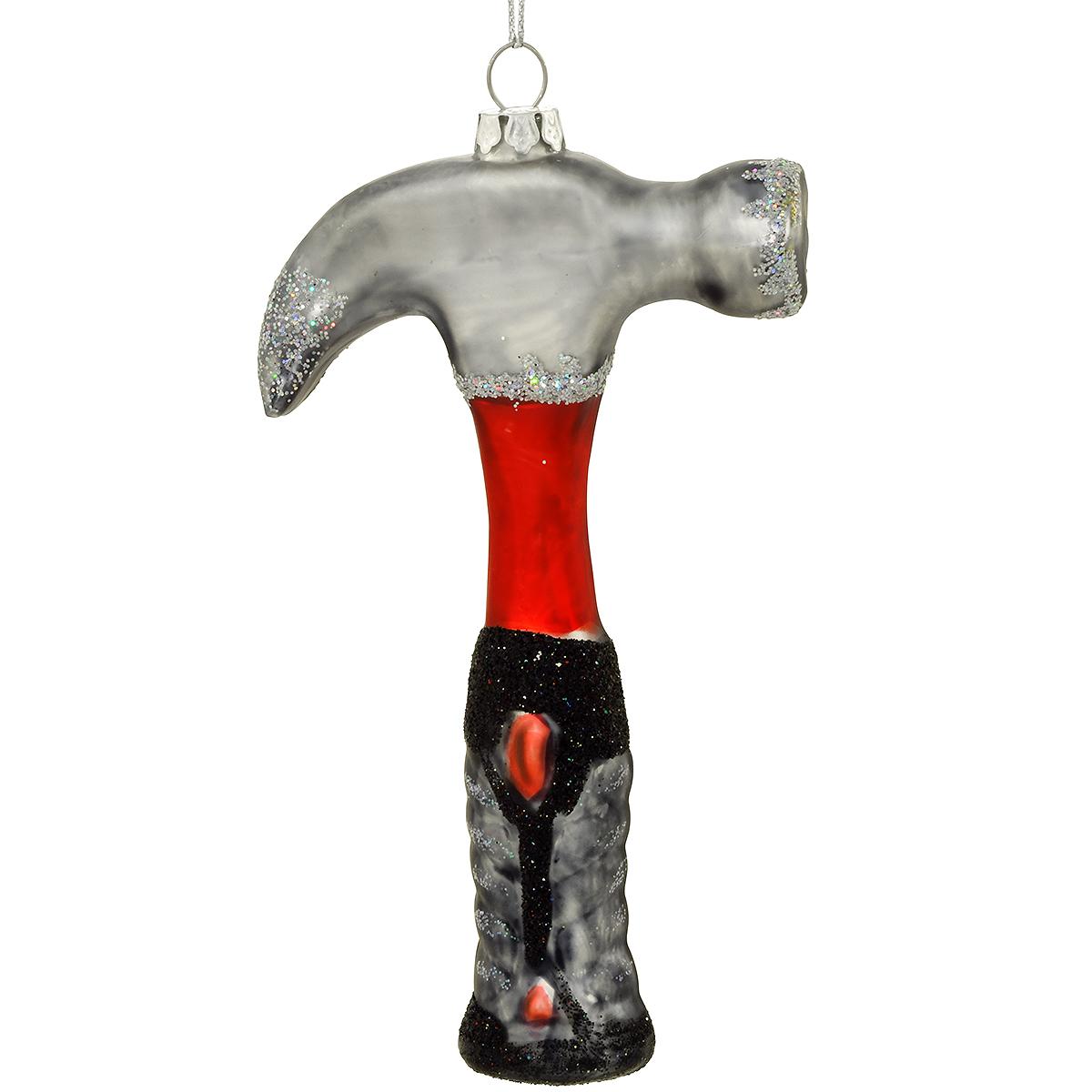 Hammer Glass Ornament