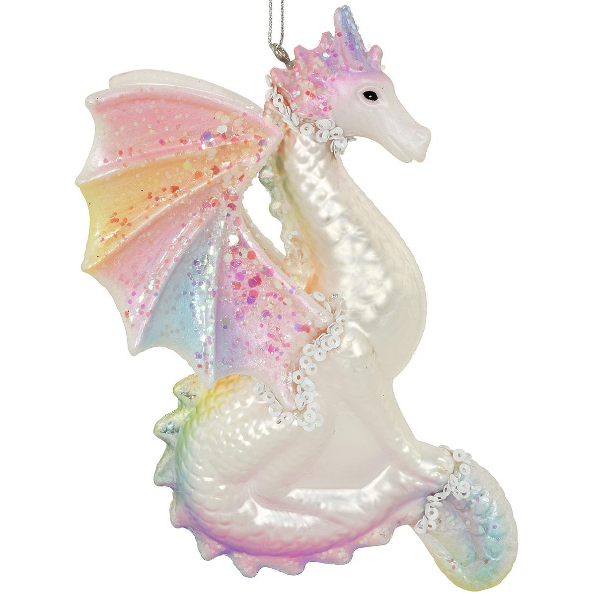 Pastel Dragon Ornament