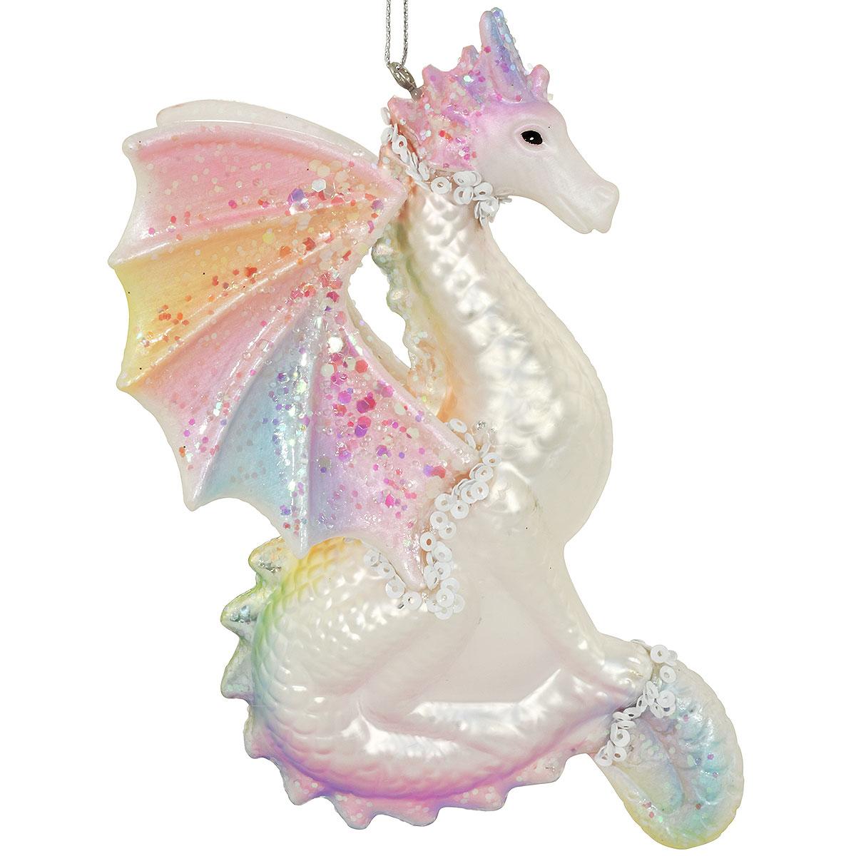 Pastel Dragon Ornament