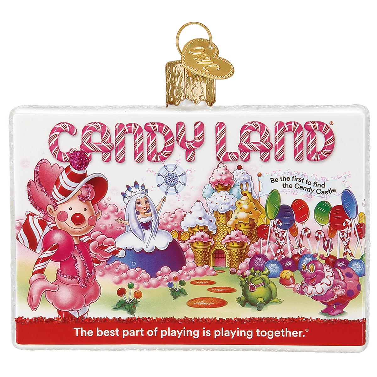 Candy Land Glass Ornament