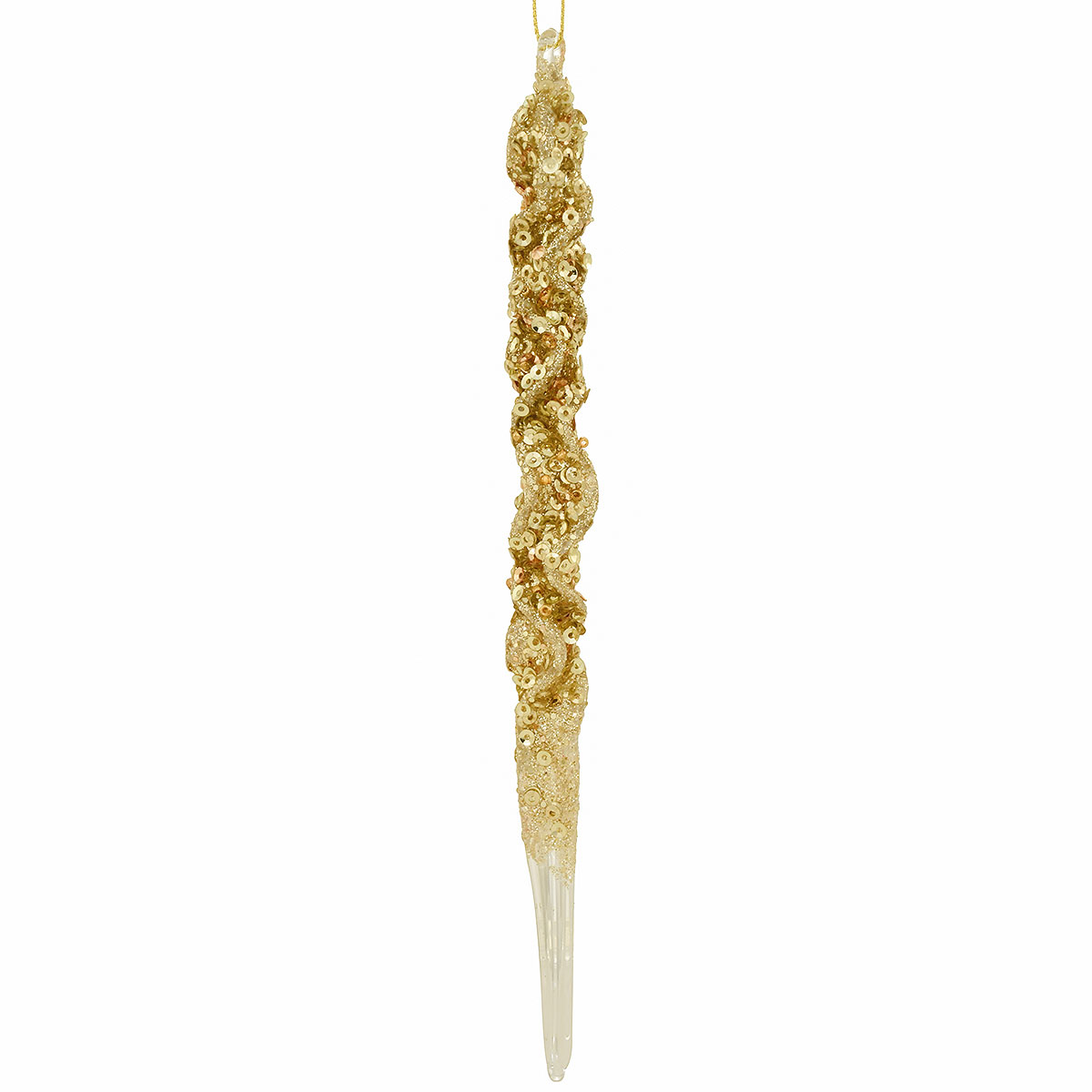 Gilded Crystal Glass Icicle