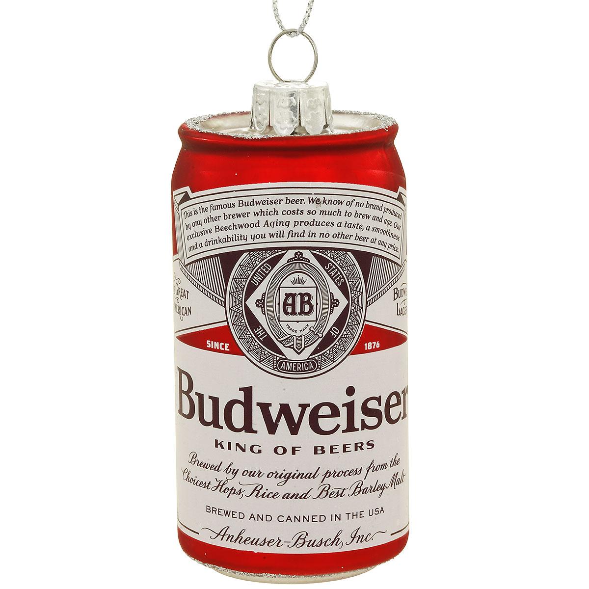 Classic Budweiser Can Ornament
