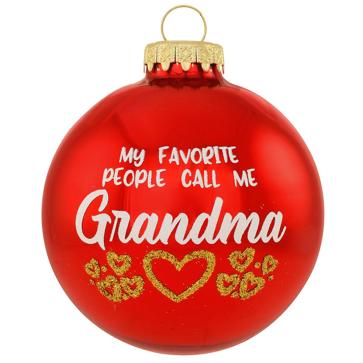 Grandma Favorite People Ornament