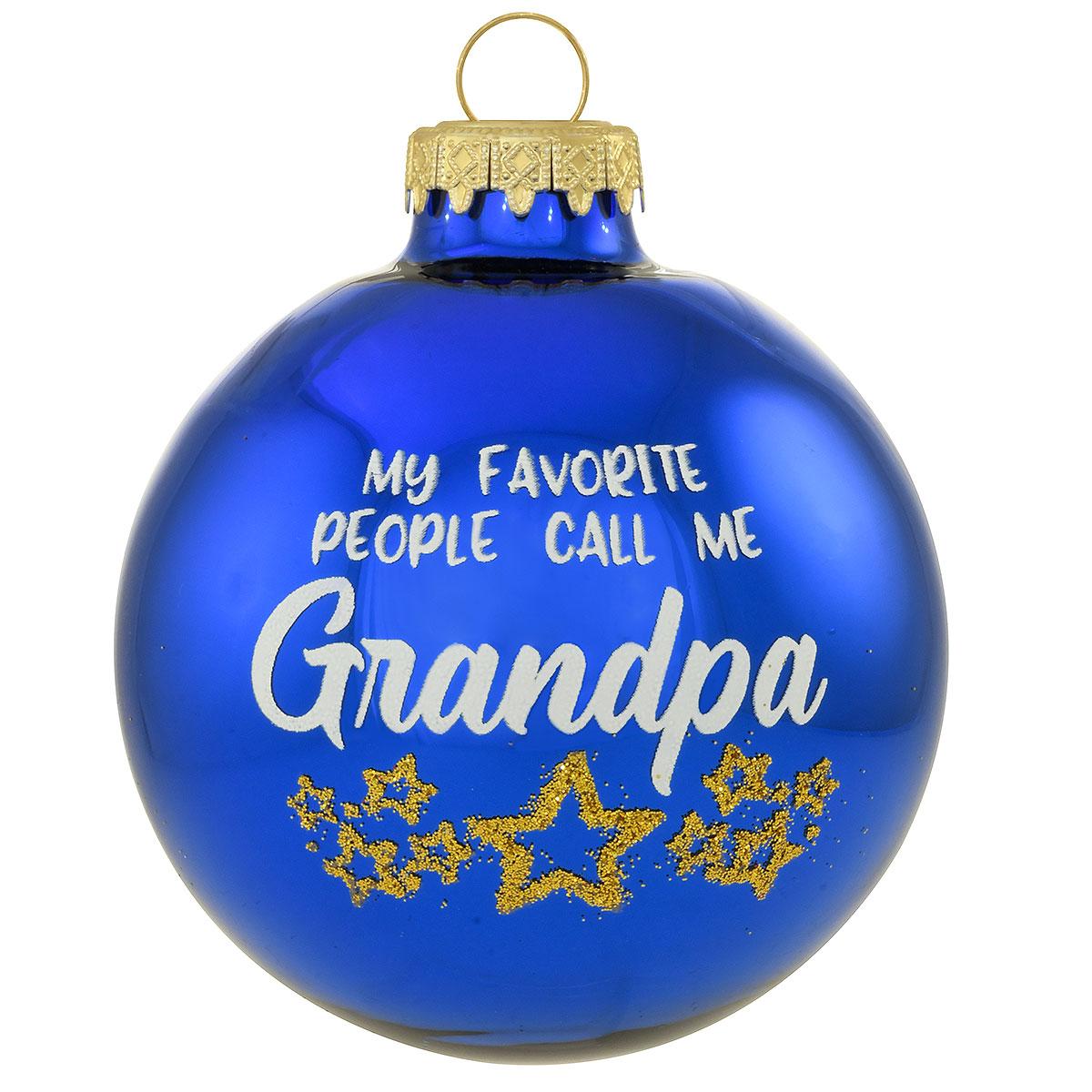 Grandpa Favorite People Ornament