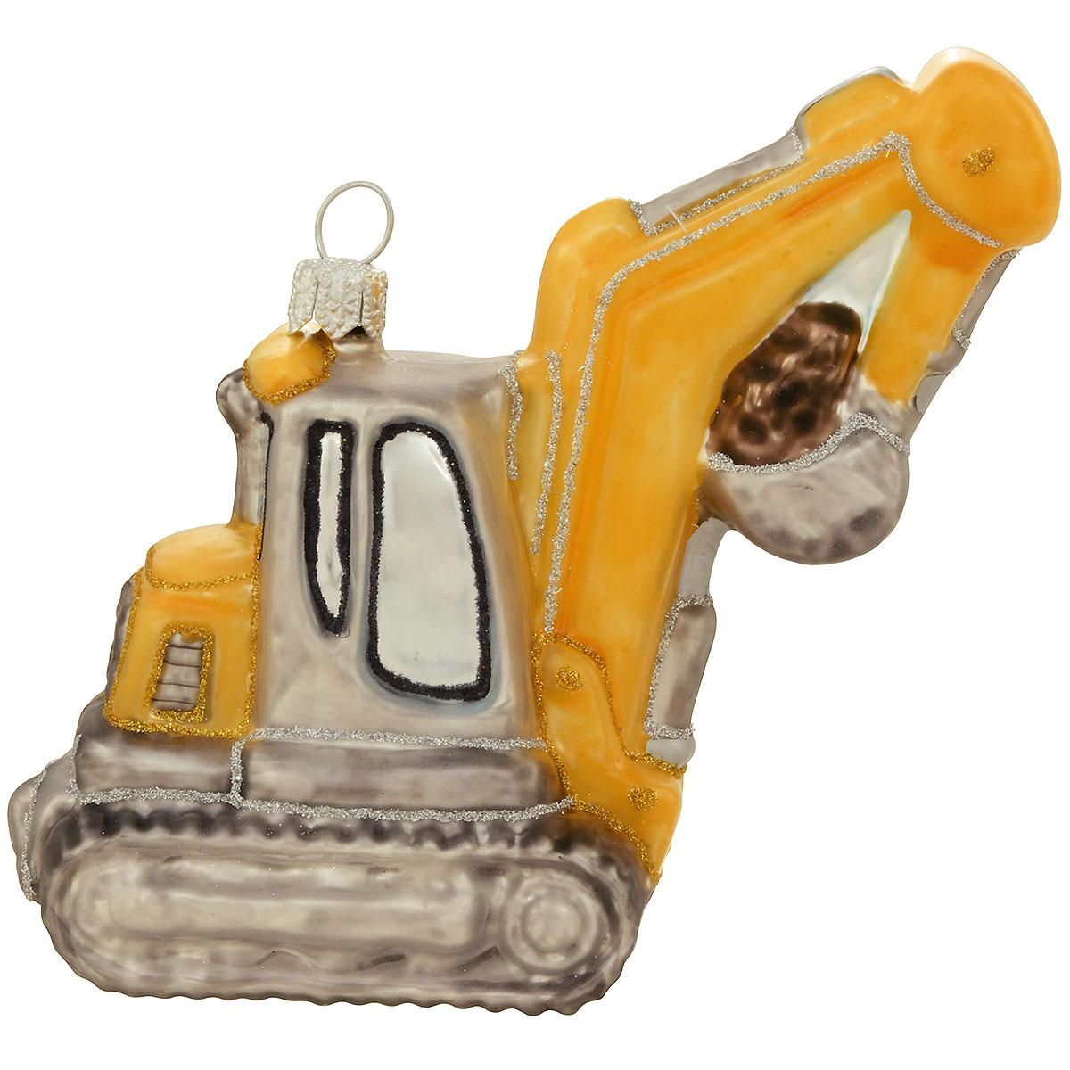 Digger Glass Ornament