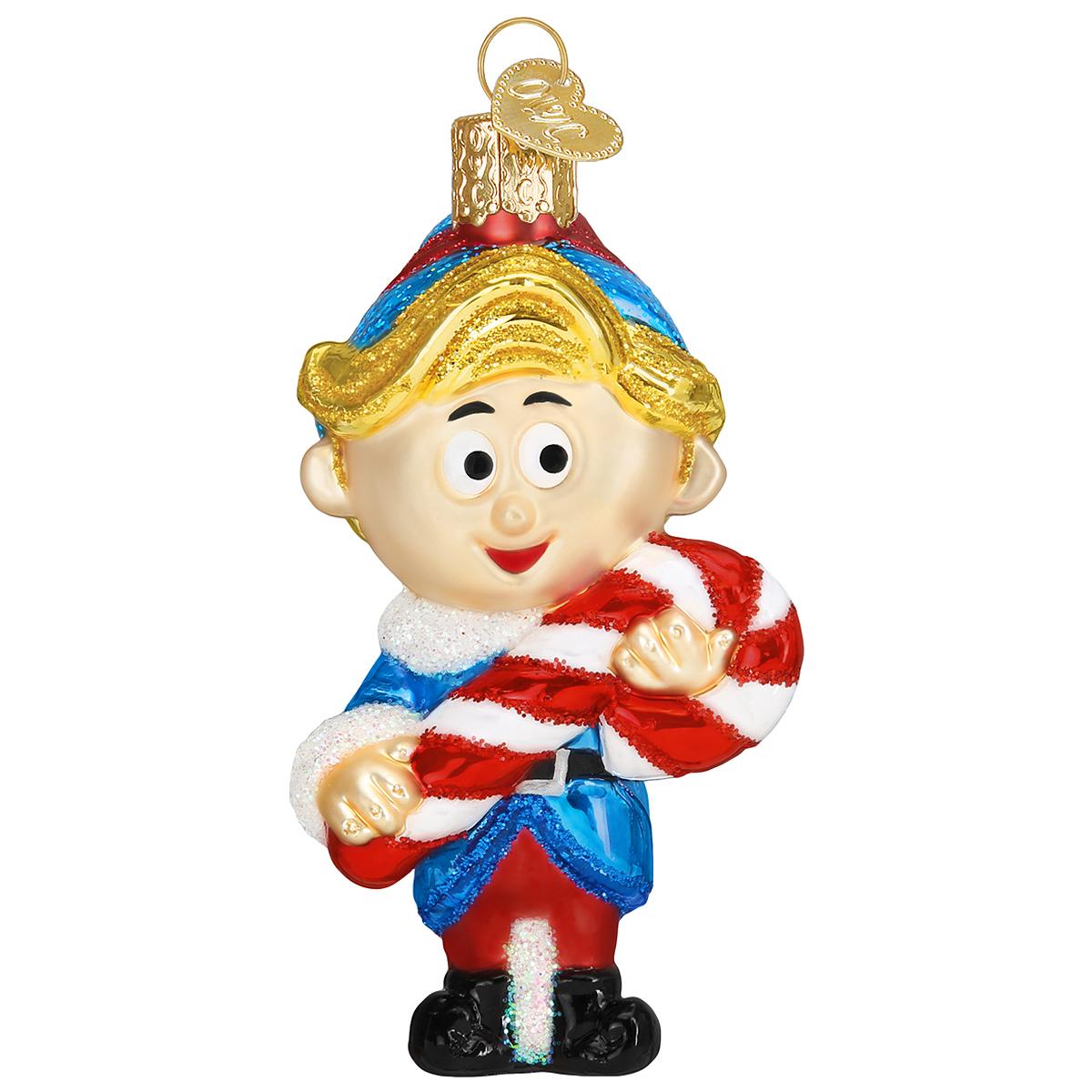 Hermey The Elf Glass Ornament