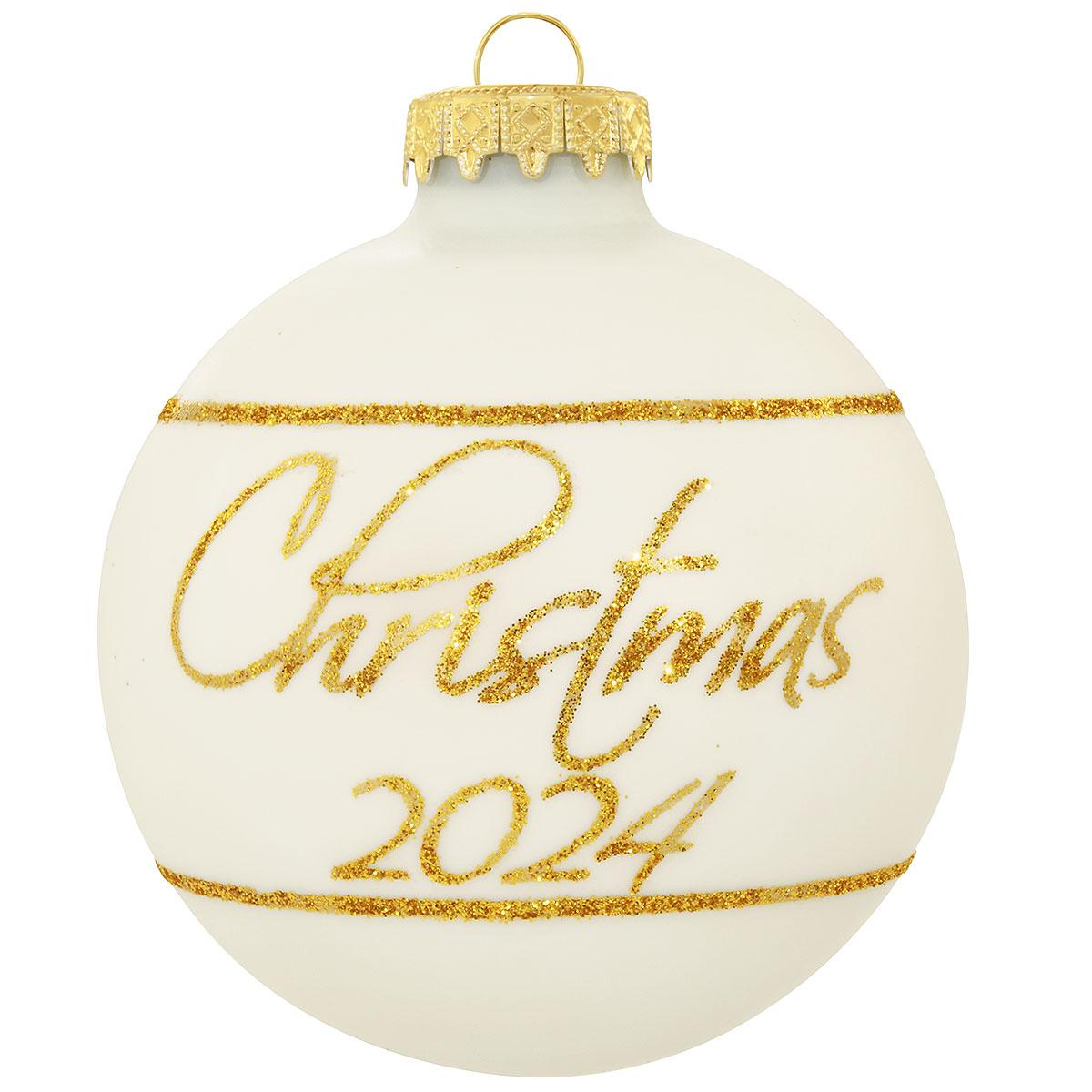 Christmas 2024 Gold Glitter