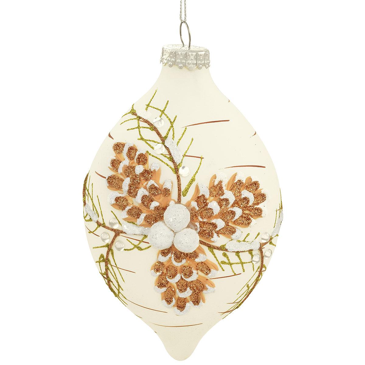 Pinecone Pattern Finial Ornament