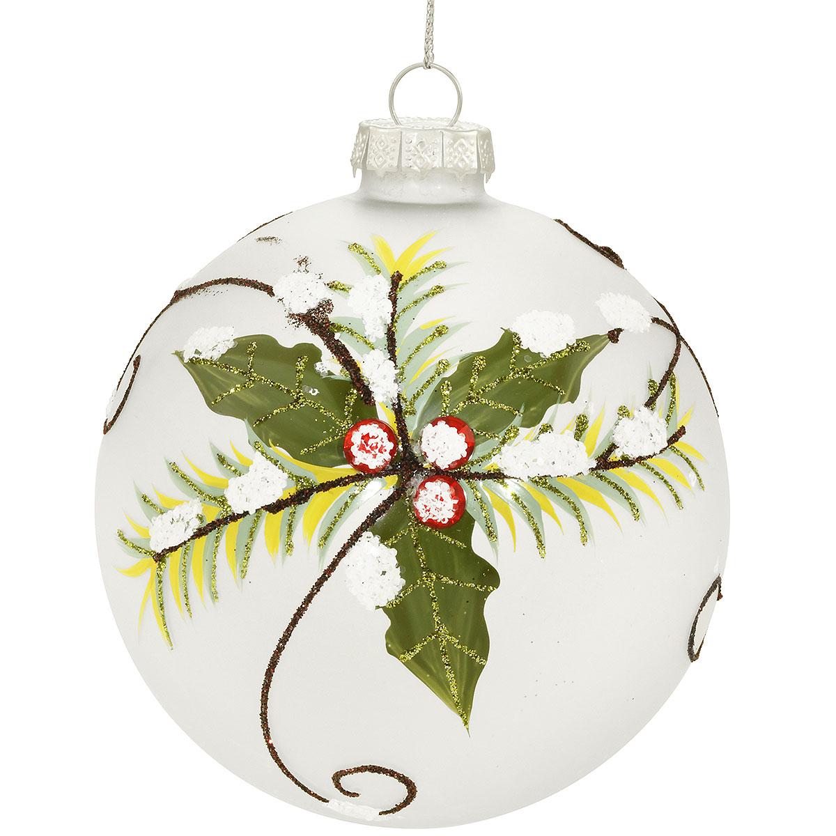 Holly Leaf And Berry Ornament