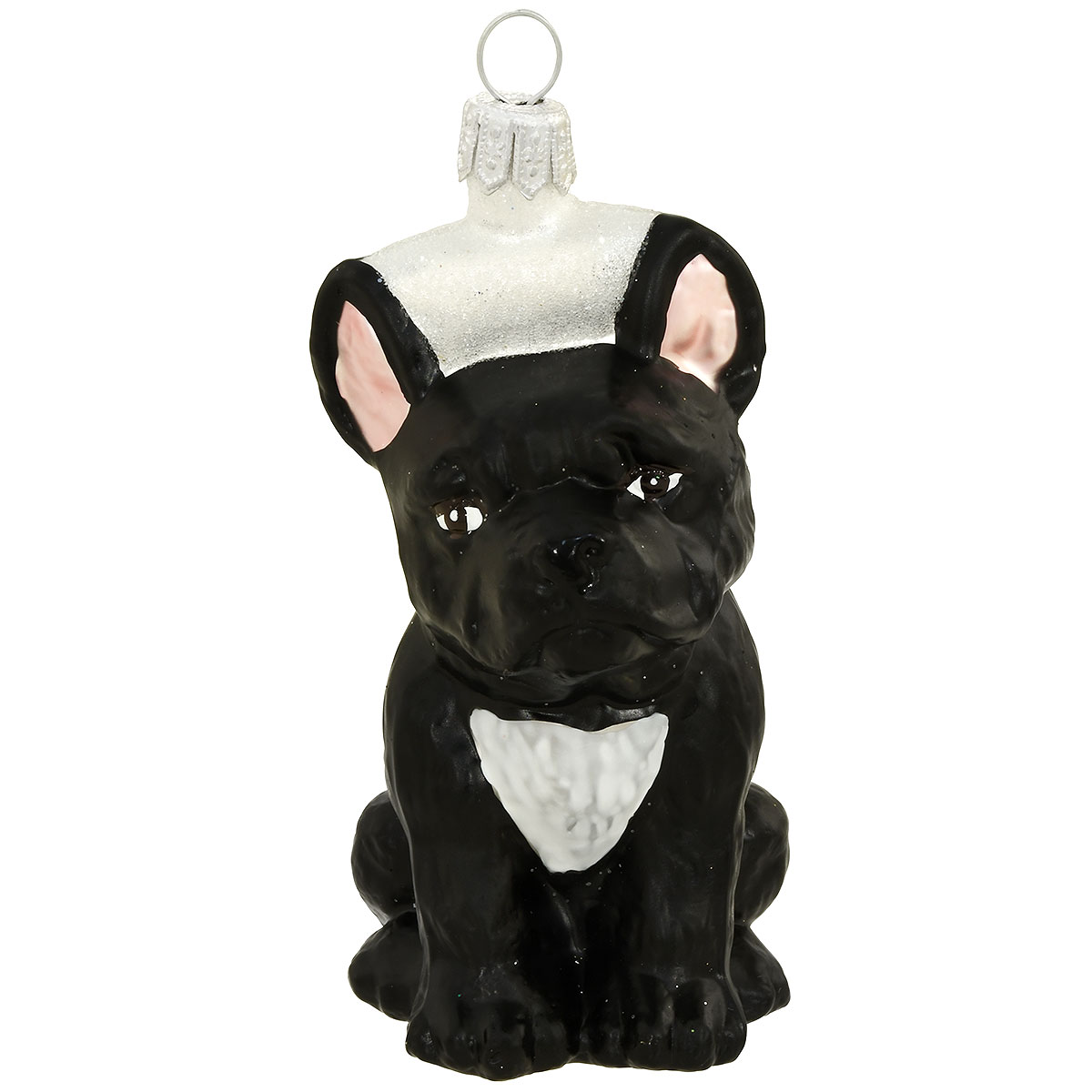 French Bulldog Glass Ornament