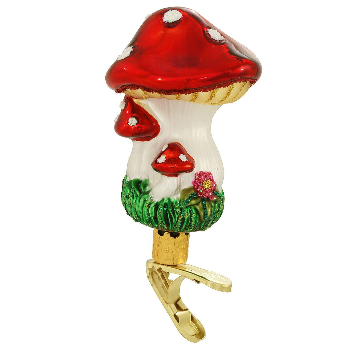 Clip-On Mushrooms Ornament