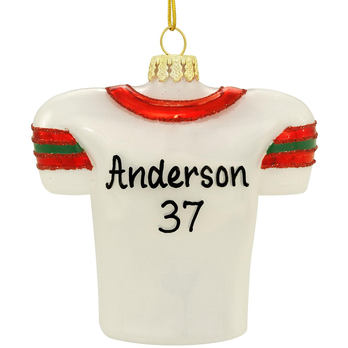 Touchdown Football Jersey Ornament