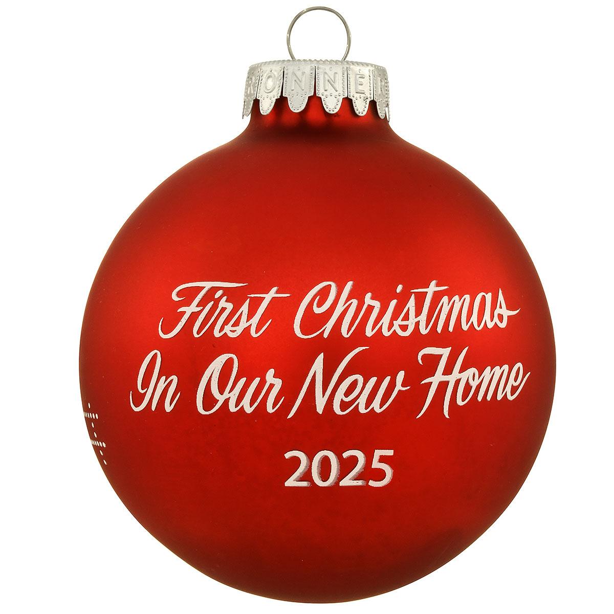 2025 First Christmas Our New Home