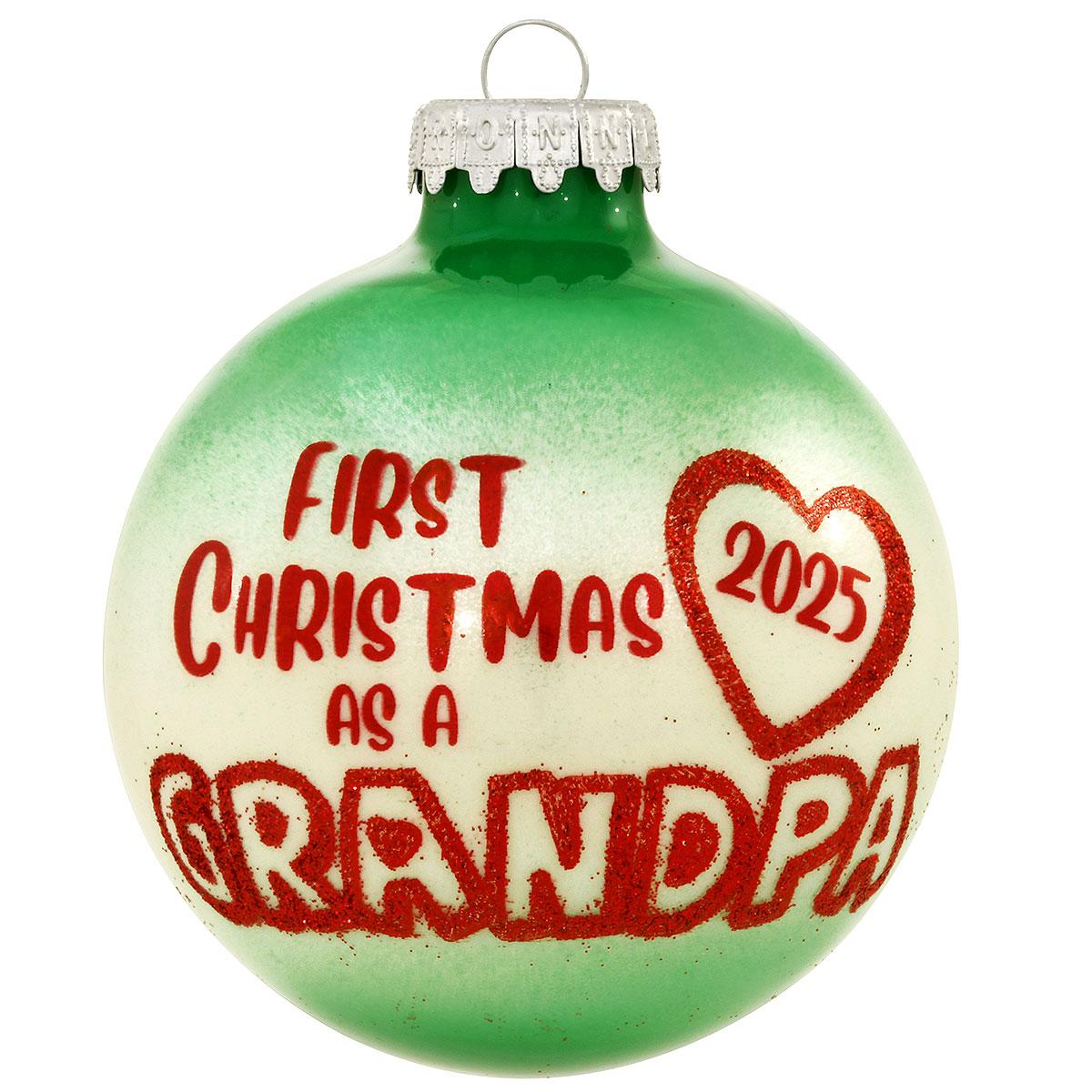 2025 First Christmas As A Grandpa