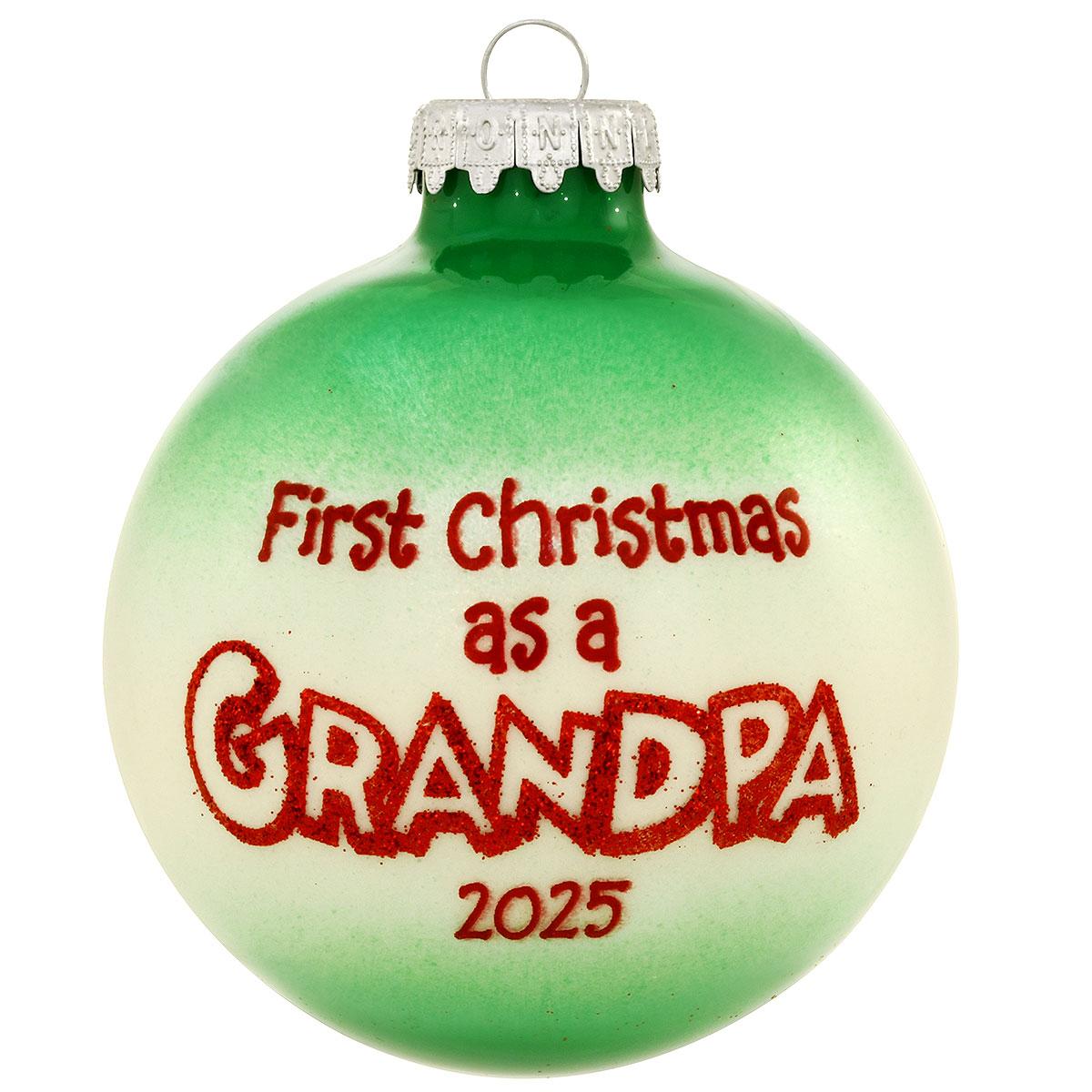 First Christmas As A Grandpa 2025