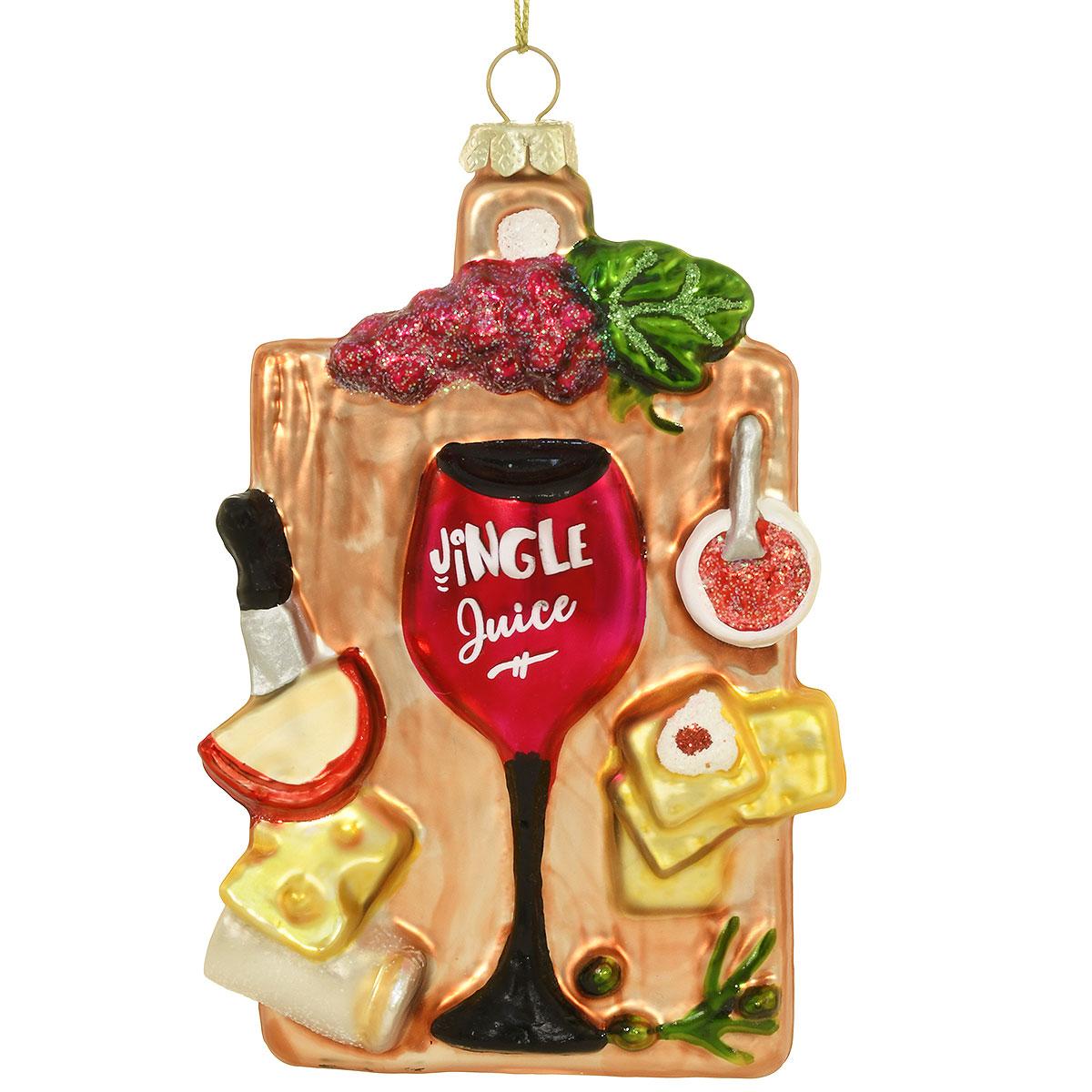 Chopping Board With Wine Spread