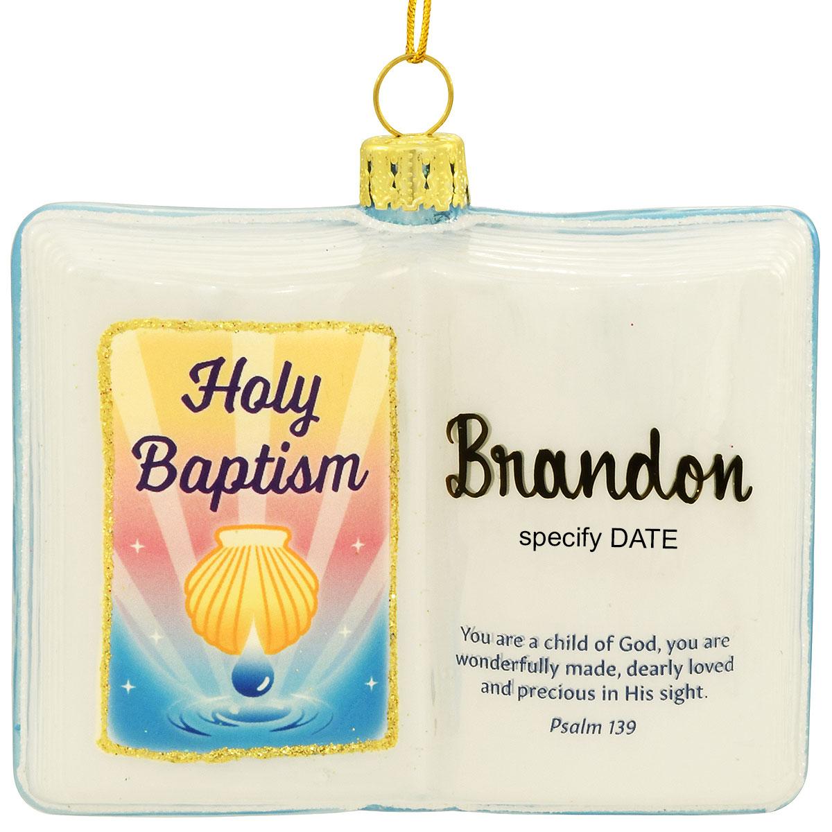 Personalized Holy Baptism Bible