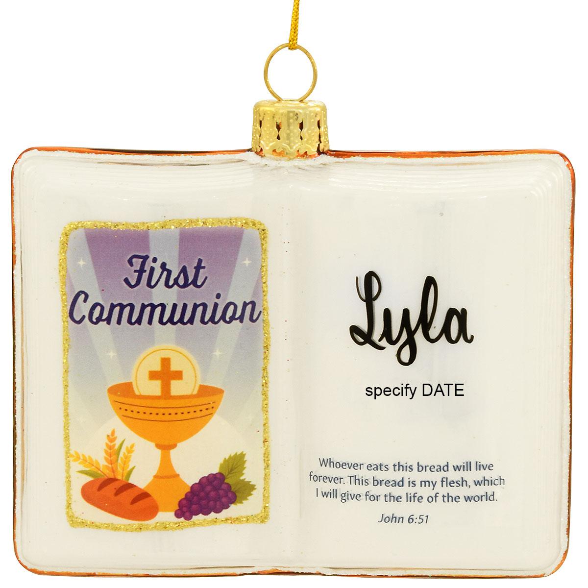 Personalized First Communion Bible