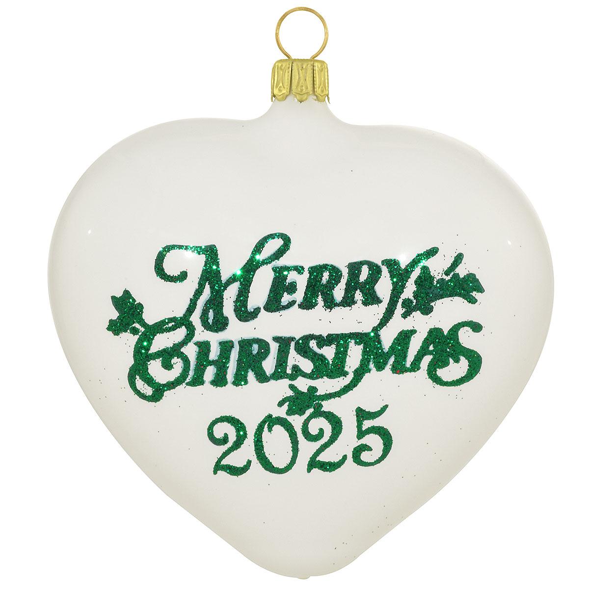 Heart With Merry Christmas 2025