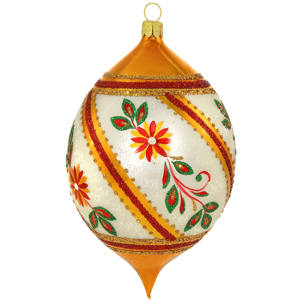 Floral Designs On Yellow/Gold Glass