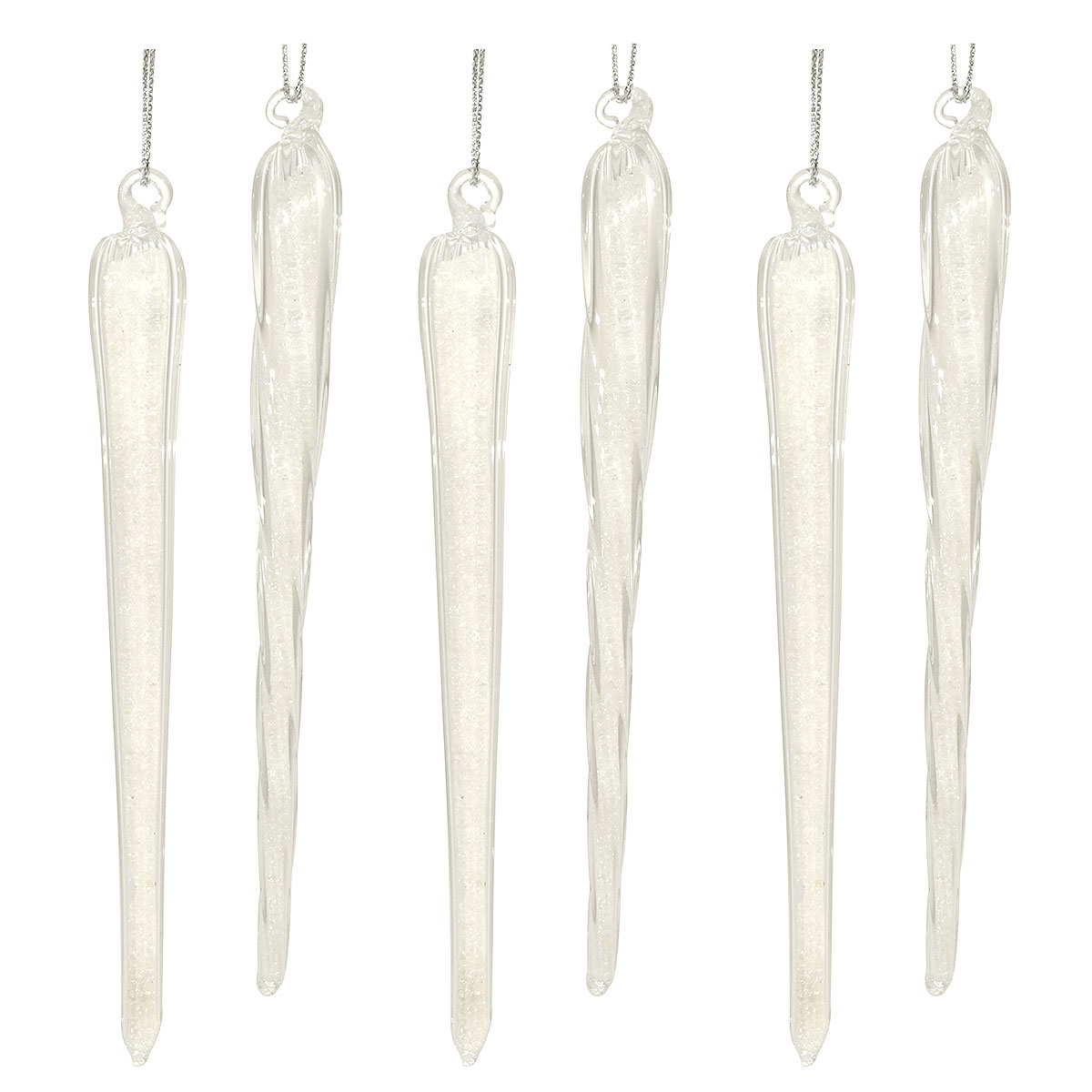 Icicle Set Of 6, 5.5 Inch