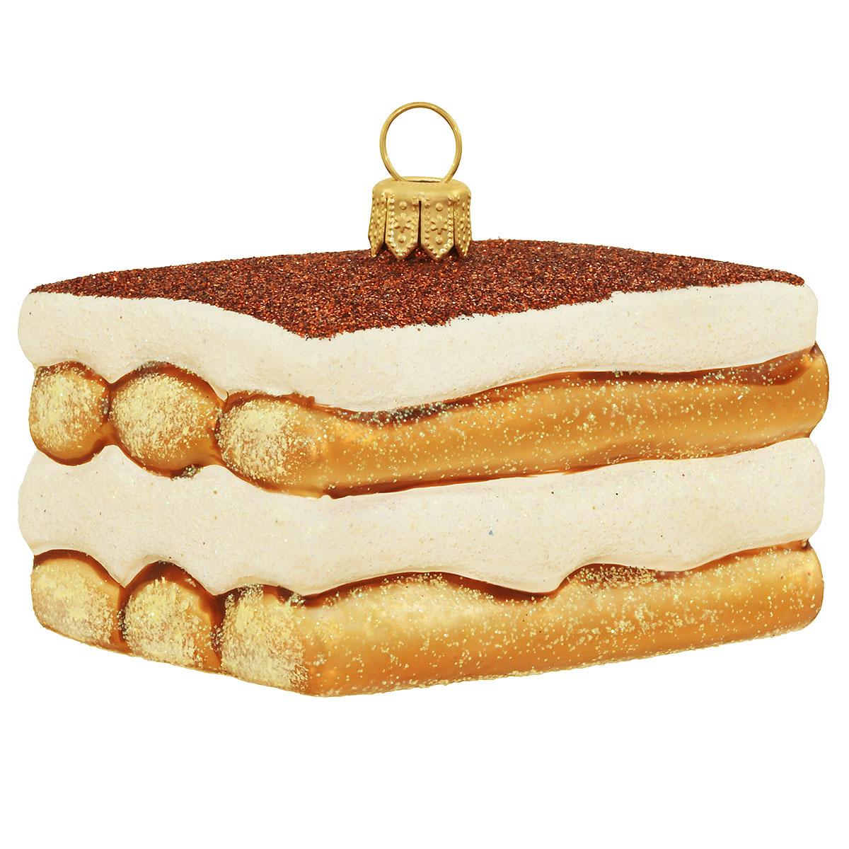 Tiramisu Dessert Glass Ornament