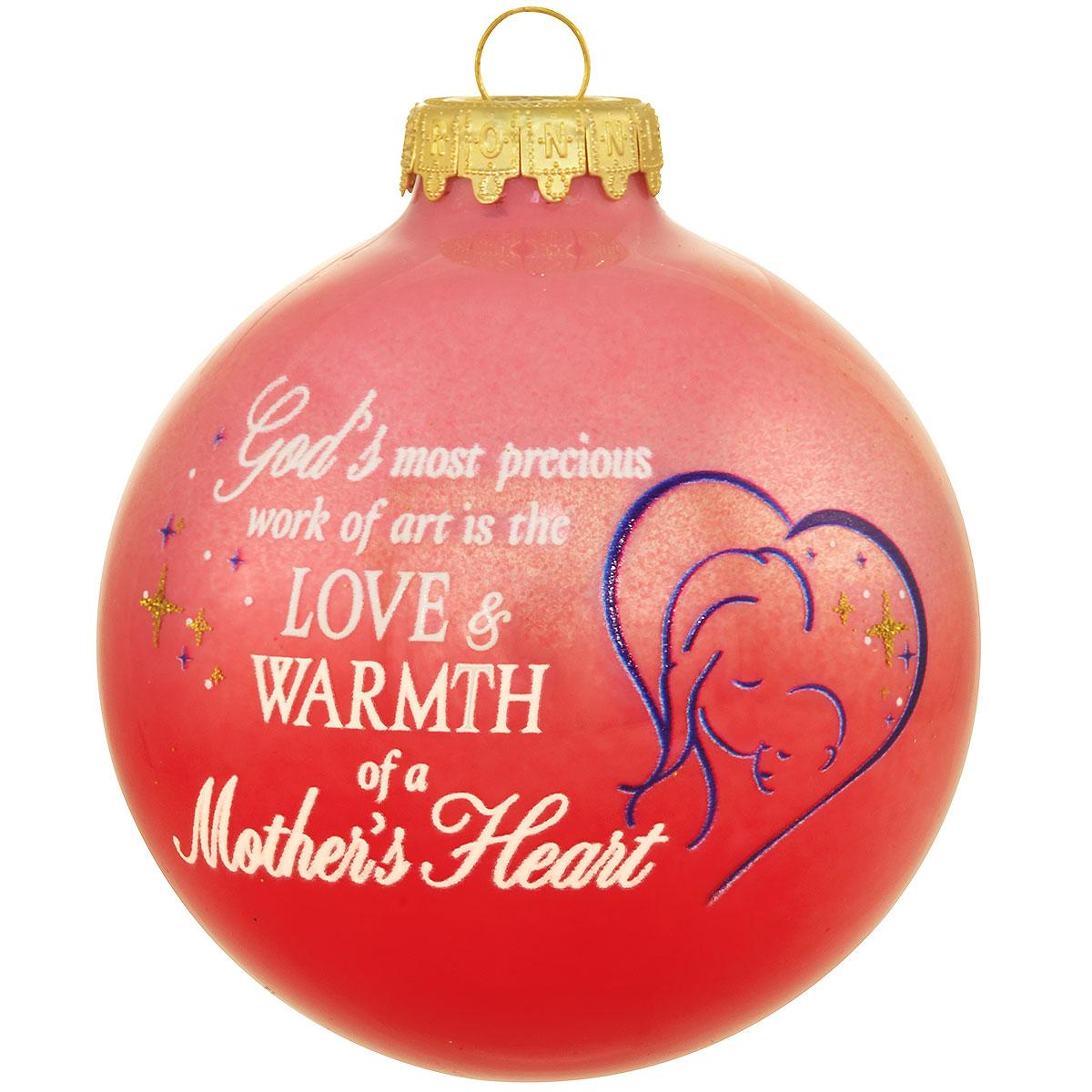 Mother’s Heart 2 Tone Ornament