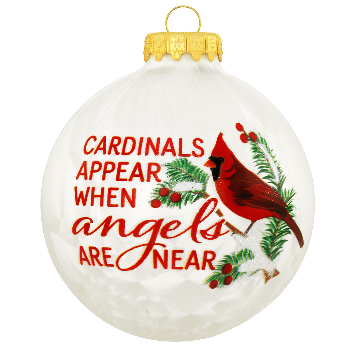 Cardinals Appear Icelaque Ornament