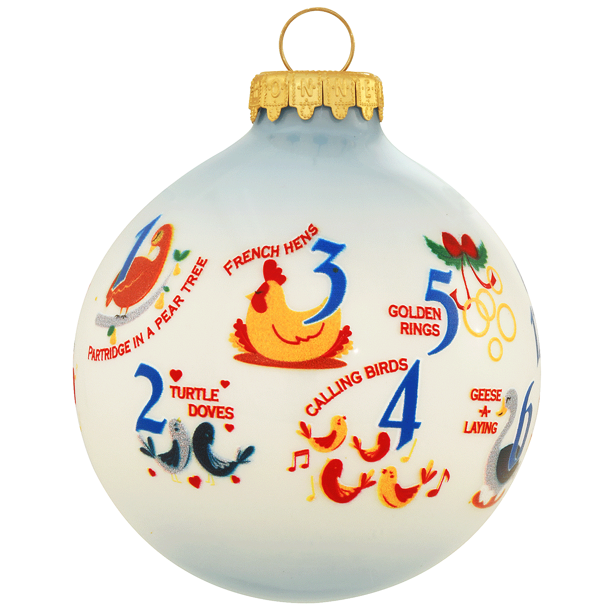 12 Days Of Christmas Ornament