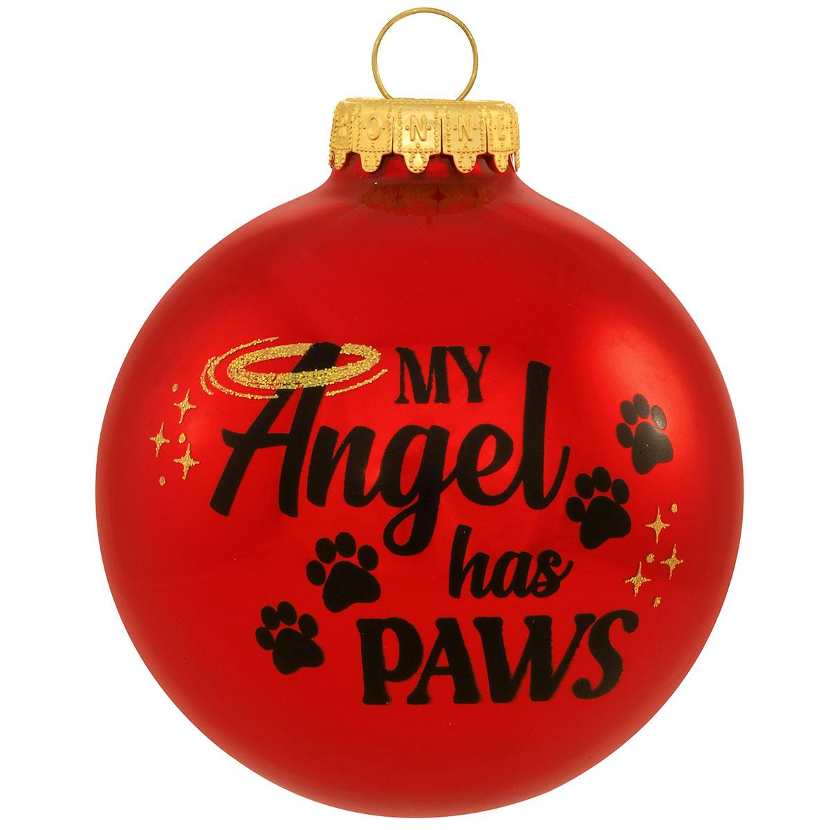 My Angel Has Paws Ornament